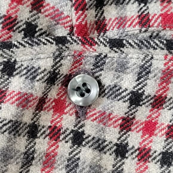 Vintage 80s Wool Plaid Pants Womens 14 34x28 Heavyweight - Picture 16 of 16